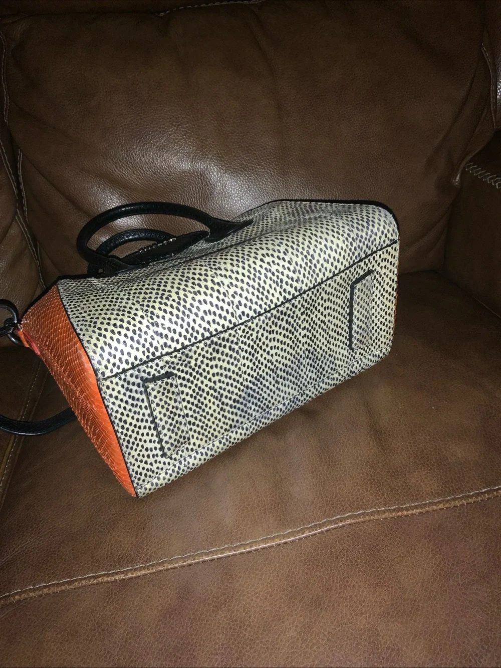 Givenchy Antigona Small leather Python skin Satchel Shoulder Bag. Barely used.